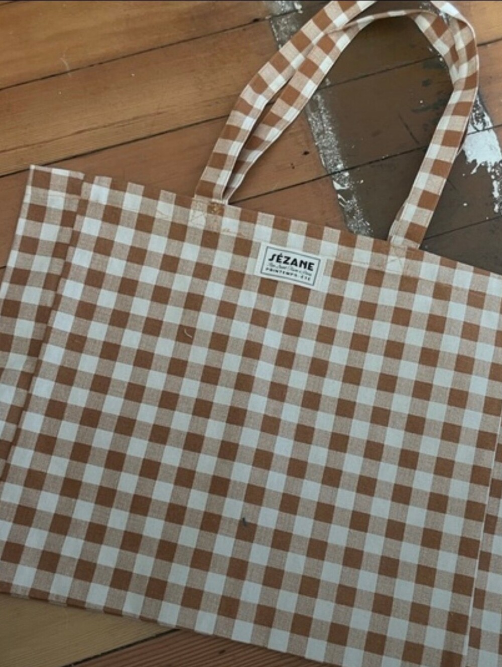 Sezanne Gingham Tote - Picture 2 of 13